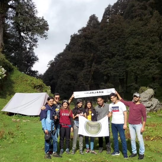 HimAvaan Himachal Pradesh trekking and camping moment